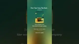 Duct Tape Song, Big Band Jazz Version 2
