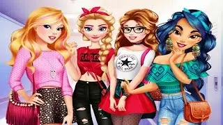 Back To School Princesses Rush - Disney Princess Dress Up Games for Kids