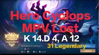 MPV Lost Hero Cyclops...gara gara kecolongan Lord-cyclops best build 2021