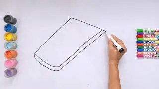 How to Draw Sandwich Step by Step|Drawing for Kids |Kids Painting Skills