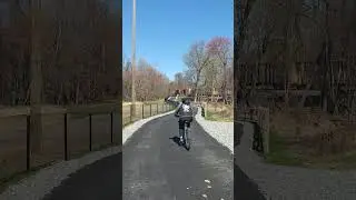 Part 2 D&DR Local Heads EB Totowa Industrial Spur Crosses New Rail Trail Mt.View/Wayne NJ 4/17/2025.