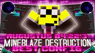 НАБИЛ ЛИЦА БОМЖАМ НА MINEBLAZE/DEXLAND С AUGUSTUS B4.22.4 | ЛУЧШИЙ КОНФИГ ДЛЯ KITPVP | ПВНЗ ЛИВНУЛИ🤡