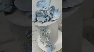 FONDANT ORCHID FLOWER #orchids #flowers #fondant #buttercream #icingcake