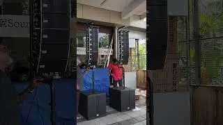 EXXO Professional MLA 186 Micro Line Array System. #soundcheck #soundsquare