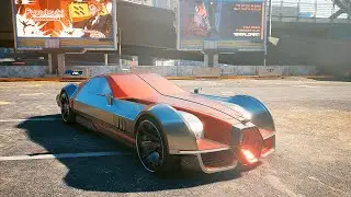 Cyberpunk 2077 ► Free-Roam Driving The MOST EXPENSIVE Hypercar Gameplay - 4K Ultra Settings