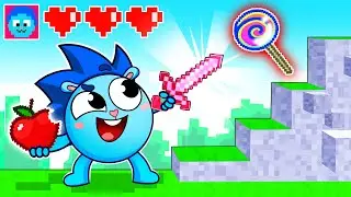 Yes Yes Fruits Song🍎🍏 Minecraft Game Adventures | Kids Stories🐱🐨🐰🦁& Nursery Rhymes by Baby Zoo Club