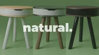 Produkt Showcase - Eleganter Nachttisch im Detail