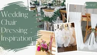 Inspiration for Dressing Your Wedding Chairs | Chair Cover Alternatives