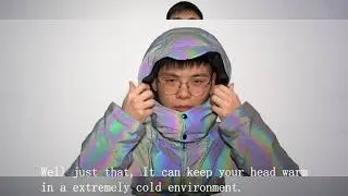 Rainbow reflective jacket