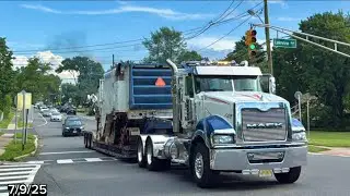 Trucks around Piscataway,NJ feat Nice Peterbilt’s,A Rare Mack Titan, Very Nice Drivers & More!