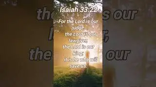 Isaiah 33:22#bibleverse #short