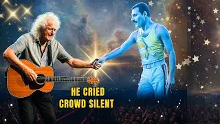 Brian May Cries as Freddie “Appears” Onstage — Arena Falls Silent
