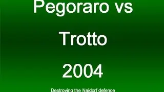 Разрушение защиты Найдорфа: Пегораро против Тротто &mdash; 2004