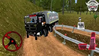 Bharat Benz truck Stones Transport Tripper Dumper Truck Off road Bus simulator indonesia game Truck