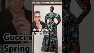 Дебют Демны &laquo;Deja Vu&raquo; на показе Gucci Весна 2026 🫣😵&zwj;💫 #обзор #мода #неделямоды