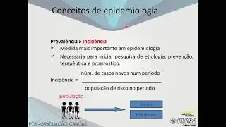 Aula prevalência e incidência, risco relativo e absoluto   completa