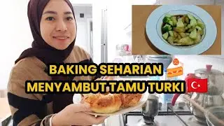 Sibuk Seharian Sambut Tamu Turki | Baking di Rumah + makan pempek favorit!!! 🤤