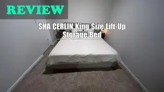 SHA CERLIN King Hydraulic Lift Storage Bed - Review 2025