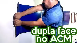 Como retirar dupla face do ACM?