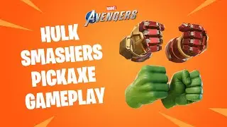FORTNITE HULK SMASHERS PICKAXE GAMEPLAY AND HULKBUSTER STYLE - AVENGERS BETA