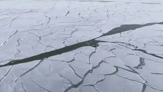 Ice on the Ohio River. Derby, Indiana. (1/31/2026)