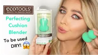 ECOTOOLS Perfecting Cushion Blender Review Test | Recommended to use DRY!