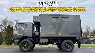 Just Listed: 2000 Stewart & Stevenson LMTV M1079A1 2 1/2 Ton 4X4 Camper Truck W/Eco Hub's