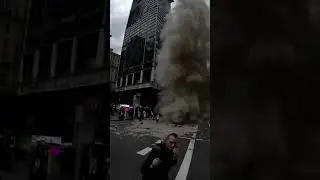 A sudden explosion rocks the city center&mdash;windows shatter