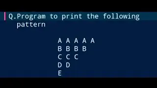 C++ Programming||Pattern Printing Problem (18)