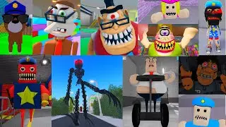 Roblox 7 SPEEDRUN Escape Obby, Hypermarket Monster, Police Family, MR  STINKY DETENTION, WILLY AUTOS