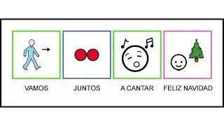 Llegó la Navidad pictogramas