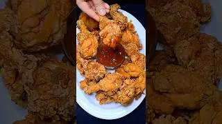 KFC Chicken || Recipe Pinned At Comments Section || #asmr #shorts #food #kfcchicken