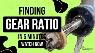 Finding Gear Ratio in 5 Minutes