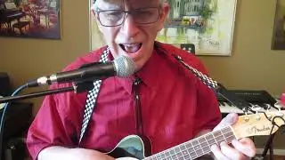 I Plug In My Fender Fullerton Tele Concert Ukulele.