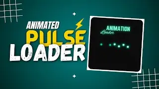 Build a Stunning Animated Pulse Loader with CSS | Motion Effect no JavaScript by The Animation Coder