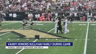 Vanderbilt honors Asher Sullivan's family during football game