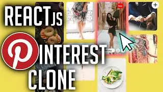 React Website Starter - Pinterest Clone | Responsive ReactJS Beginner Tutorial