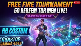 Loot Lo! 50 Google Play Redeem Codes 🤑 | BR Custom Giveaway | FF Live