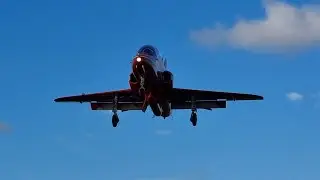 Red Arrows arrival at Bournemouth Airport 25/6/2022