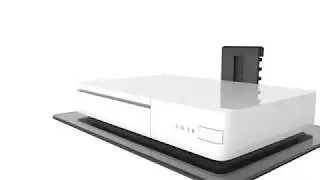 WALI Floating Wall Mounted Shelf with Strengthened Tempered Glasses for DVD Players,Cable Boxes, Gam