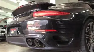 Porsche 991 Turbo s With IPE Full Exhaust System