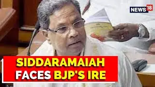 Congress Mla | BJP Workers Show Black Flag To Congress MLA Siddaramiah |Mla Faces BJP's Ire | News18