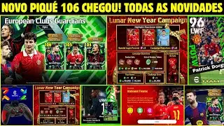 🚨 Pique 106 CHEGOU! FIM DO ELO DO TESOURO 😱 NOVA CAMPANHA, NOVOS POTW, Novidades Efootball 2026