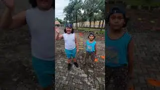PE time, let's exercise guys, plays with cone ladder and hurdle as obstacle are fun