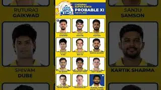 CSK Probable XI IPL 2026 | Csk Playing 11 Prediction #csk #msd #kartiksharma  #prashantveer #sarfraz