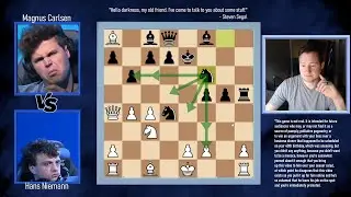Magnus Carlsen vs Hans Niemann - The Greatest Chess Game of All Time
