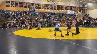 Troy Blevins 5 years old 6U wins against a 7 year old 8U wrestler for first place 🥇