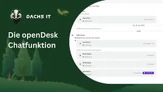 openDesk Chat-Funktion erkl&auml;rt: Effiziente Team-Kommunikation