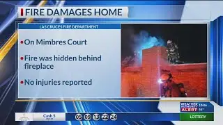 Fire damages home in Las Cruces