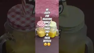 Mango Milk Shake Anytime #milkshake #shorts #becomingmonalisa #food #drink